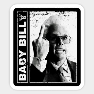 Baby Billy Bible Bonkers // Vintage Distressed Sticker